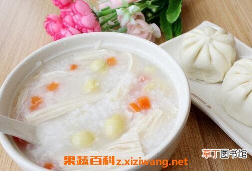 白果腐竹粥的功效与好处