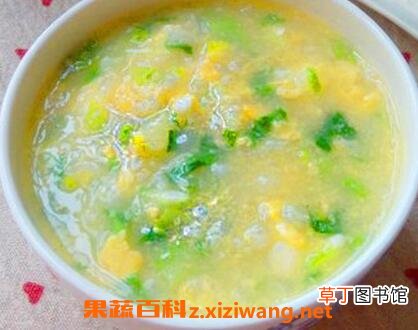 青菜鸡蛋粥的营养价值与功效