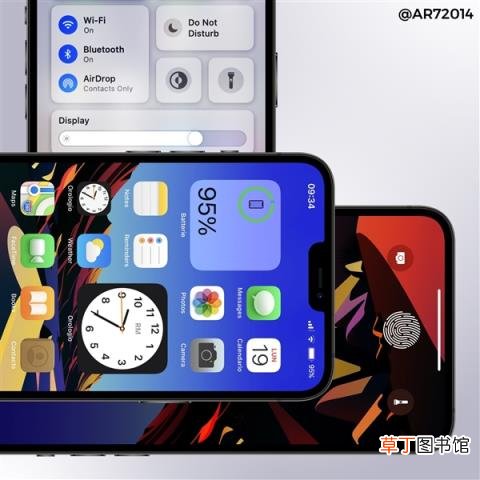 13亮屏照曝光?刘海变小后 状态栏能显示电量百分比了 iPhone