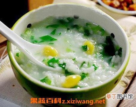 青菜煮粥的功效与作用