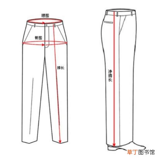 裤子尺码对照表表男身高
