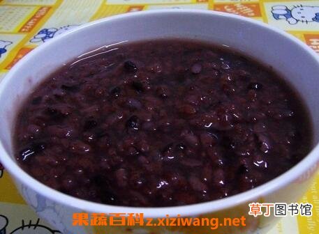 白米黑米粥的功效与作用