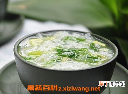 白菜鸡蛋粥的材料和做法步骤