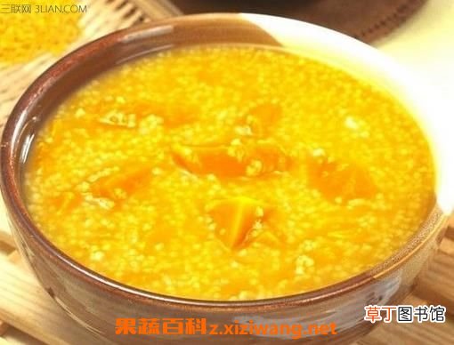 小米南瓜玉米粥的功效与作用