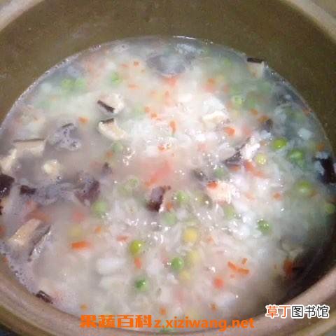 淮山蔬菜粥的材料和做法步骤教程