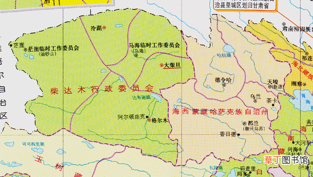 青海省的区划调整 青海在哪里属于哪个省
