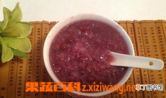 红豆糯米粥的功效和作用