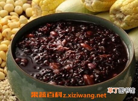 黑米百合山药粥的材料和做法教程