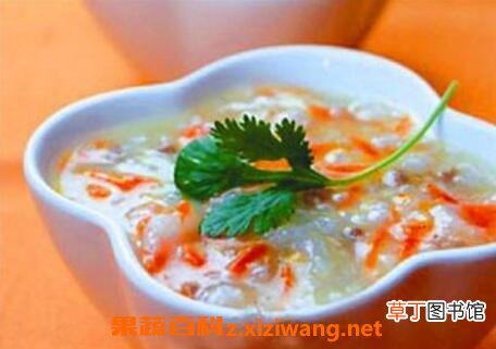 胡萝卜花生粥的功效与做法