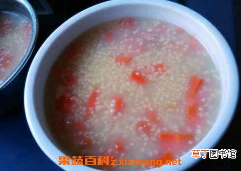 胡萝卜红枣小米粥的功效与作用