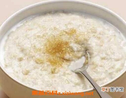 牛奶燕麦粥的材料和做法步骤