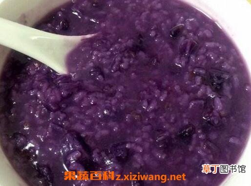 紫薯山药小米粥的功效