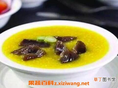 海参小米粥的材料和做法