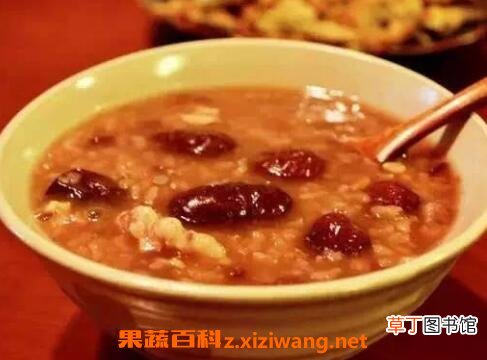 红枣糯米粥的功效与作用