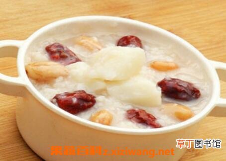 红枣糯米粥的功效与作用