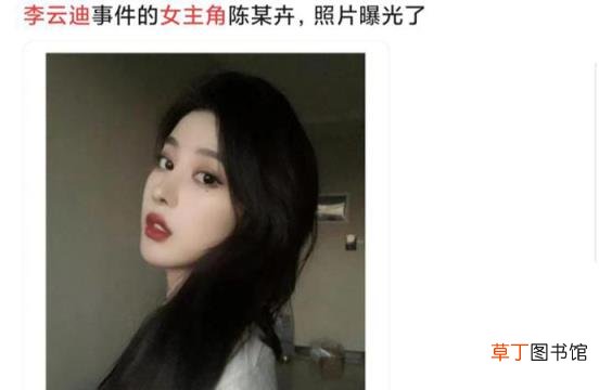 陈某卉照片长什么样 李云迪王力宏热吻事件始末