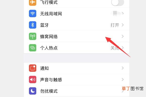 苹果手机网络设置在哪里