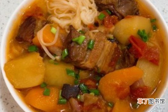 牛腩柿子的做法