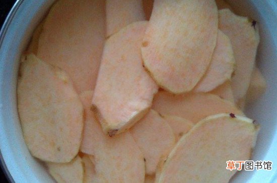 烤箱无油烤红薯片方法