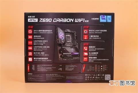 12代酷睿“座驾”！微星MPG Z690 CARBON WIFI暗黑主板图赏