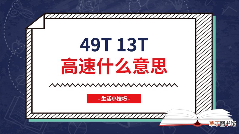 49t 13t高速什么意思