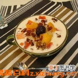 芒果木瓜燕麦粥