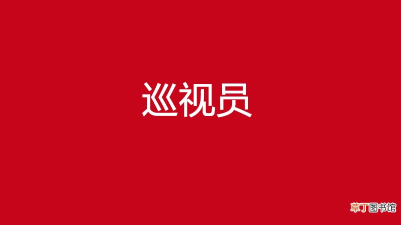 巡视员级别