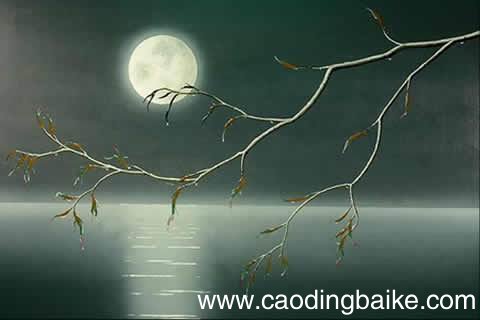 梦见月亮有晕光茫混沌