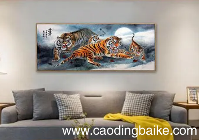 客厅挂老虎画好吗 老虎画适合挂哪里
