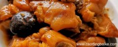 电饭煲做猪脚不放水