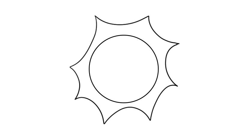可爱的小太阳简笔画画法可爱的小太阳简笔画教程