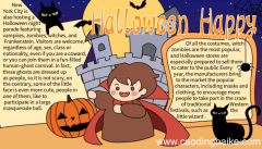 英语万圣节手抄报简单 英语万圣节手抄报简单的画法