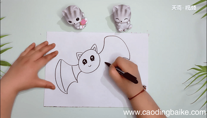 蝙蝠儿童简笔画 蝙蝠儿童画报