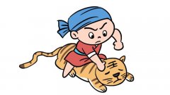 武松打虎的简笔画怎么画武松打虎的简笔画画法