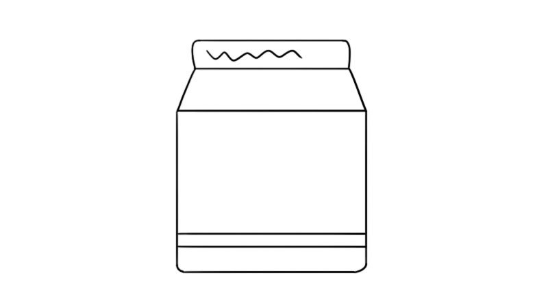 牛奶简笔画的画法牛奶简笔画步骤