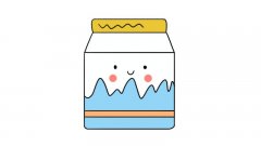 牛奶简笔画的画法牛奶简笔画步骤