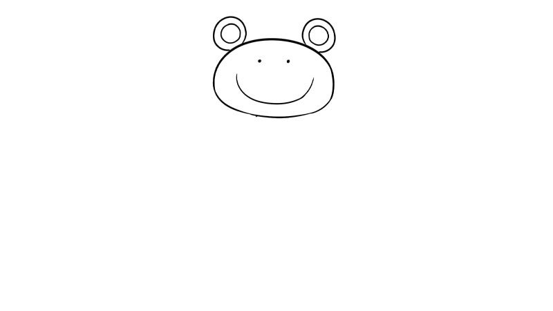 小青蛙简笔画步骤小青蛙简笔画教程