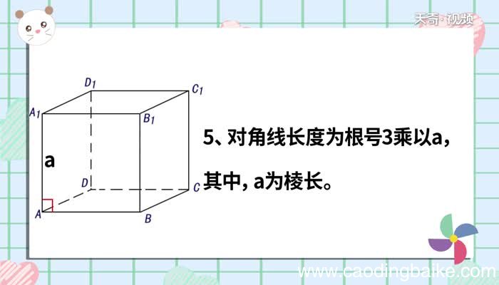 正方形体积公式是什么正方形体积公式是怎样的
