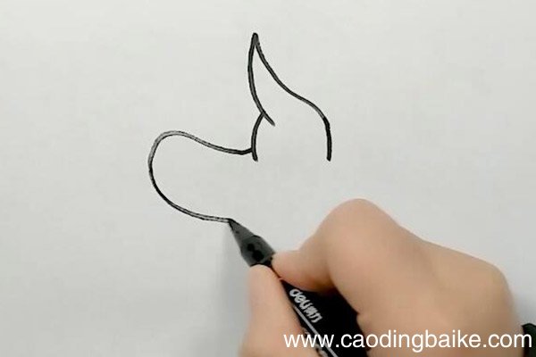 戴帽子的邪恶南瓜简笔画 戴帽子的邪恶南瓜怎么画