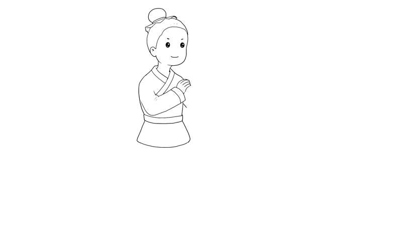牛郎织女简笔画 牛郎织女简笔画步骤