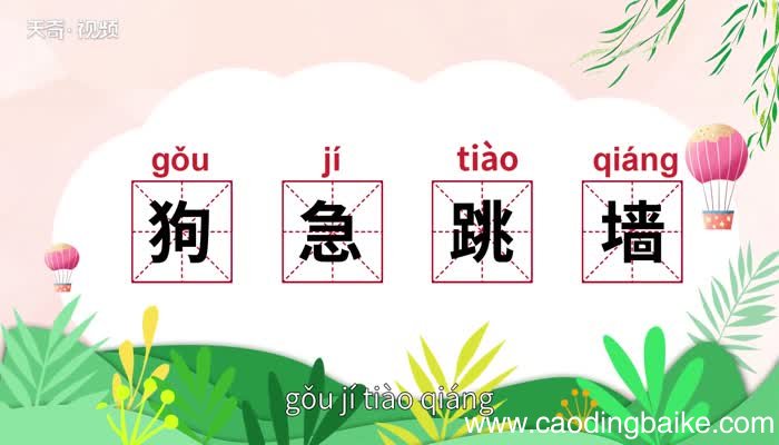 狗急跳墙的意思 狗急跳墙的出处