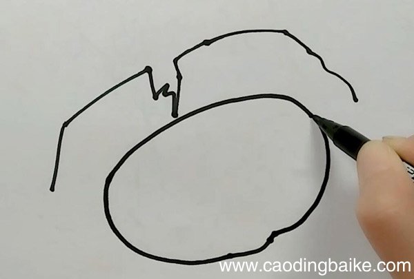 戴草帽的南瓜简笔画 戴草帽的南瓜怎么画
