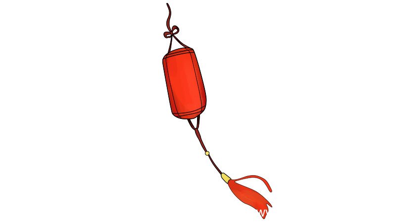 新年元素简笔画