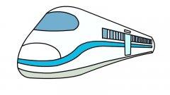 高铁简笔画怎么画步骤