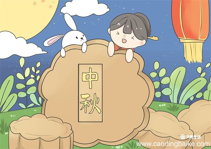 中秋节儿童简笔画 中秋节儿童简笔画简洁