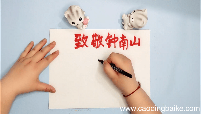 致敬钟南山的手抄报 致敬钟南山的画报