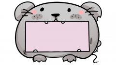 卡通老鼠边框简笔画