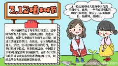 一年级植树节手抄报内容 一年级植树节手抄报内容画法