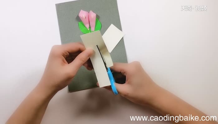 简约又漂亮的生日贺卡做法 马蹄莲贺卡的做法