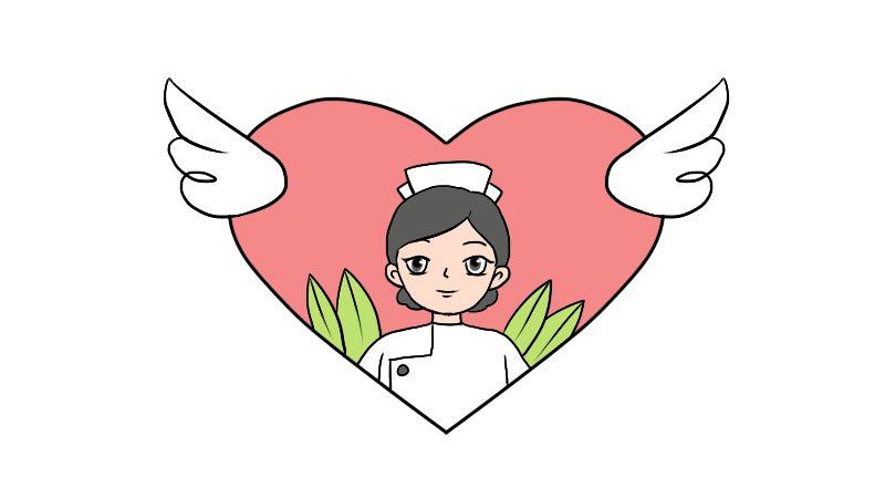 护士节简笔画怎么画护士节简笔画画法